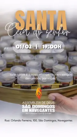 Chamada santa ceia 