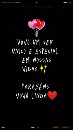 Parabéns vovó 