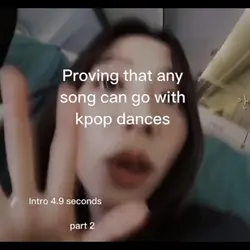 Kpop dance with song