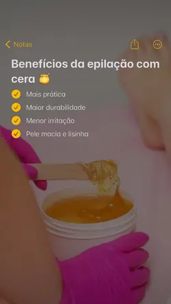 Depilação cera