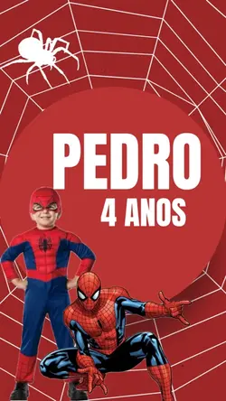 Convite homem Aranha