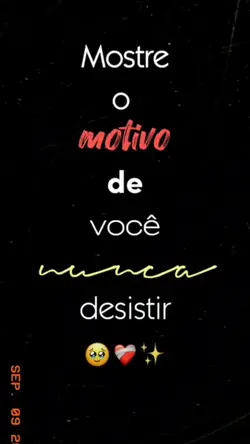 MINHA MOTIVAÇÃO 