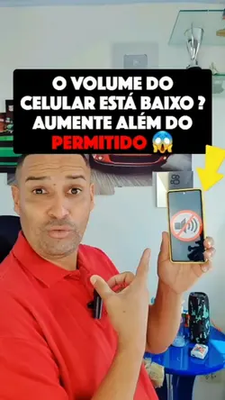 Aumente o volume 