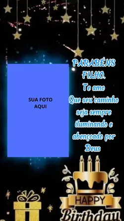 Parabéns filho 