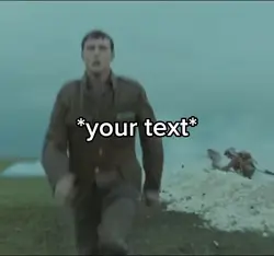 Running soldier