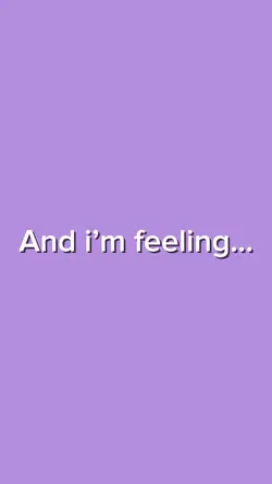 And i’m feeling…