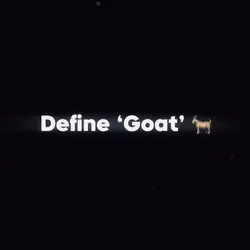 Define goat 🐐 