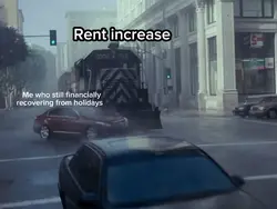 Train hit the car 