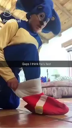 He’s so fast 