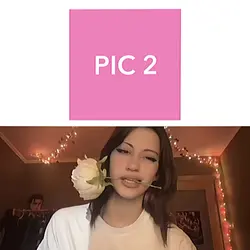 girl with flower