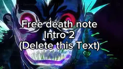 Free deathnote Intro