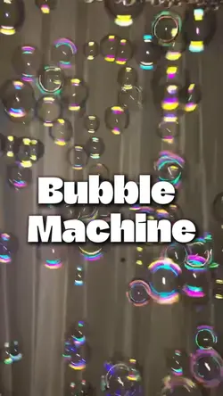 How to Work a Bubble Machine