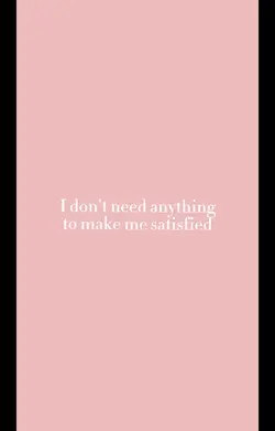 I don’t need 