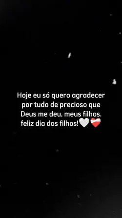 Feliz dia dos filhos