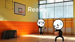 Stickman basketbal