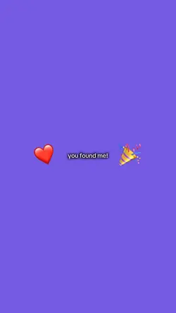 u found me!