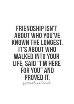friendship is about