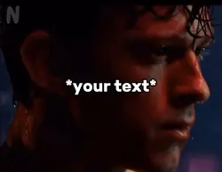 Sad Tom holland