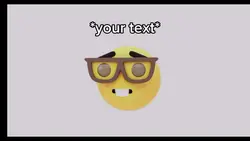 Spinning nerd emoji