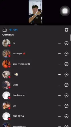 curtidas nós story 