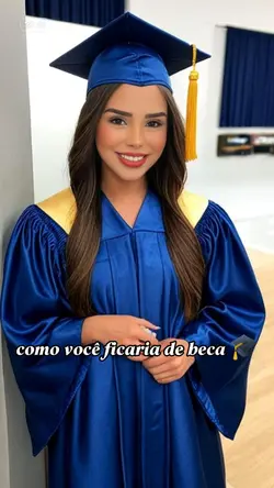 você de beca 