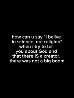 religion not science
