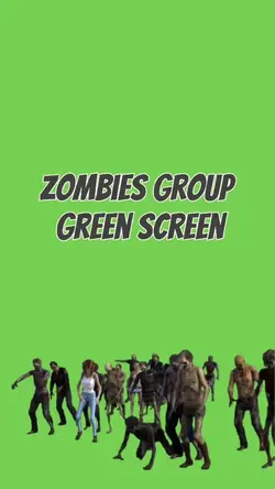 Zombies group green 