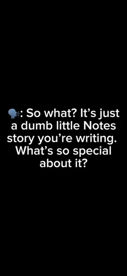 “Just a dumb story”