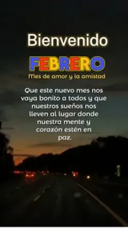 Bienvenido febrero