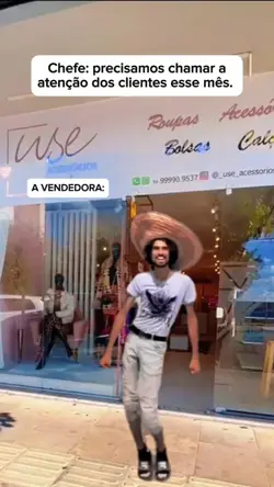 Meme loja vendedora