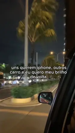 Eu quero meu brilho.