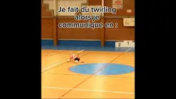 Je fait du twirling 