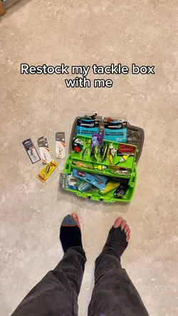 Tackle box restock 🎣