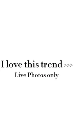 Live Photos only