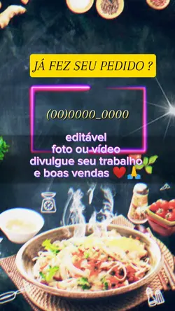 JÁ FEZ SEU PEDIDO 