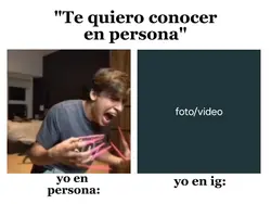 En persona/ en ig