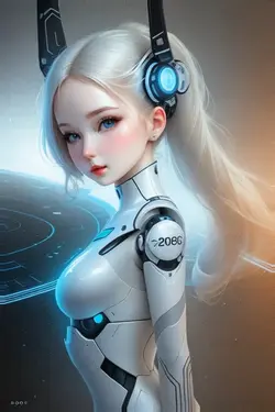 the beauty robot. 