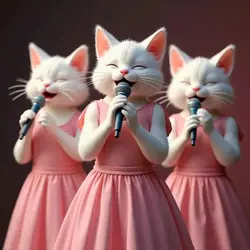 Singing cats