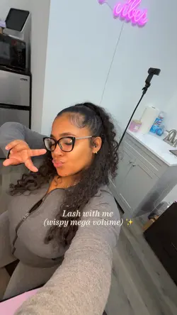 Lash with me ✨