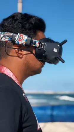 drone na praia