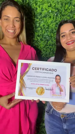 Certificado Aluna