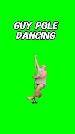 Guy pole dancing 