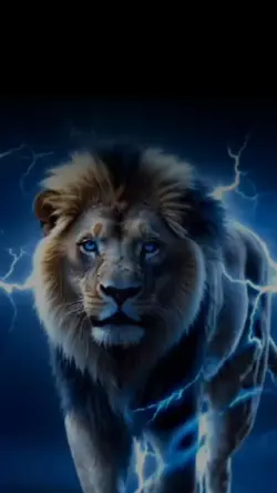 lion blue