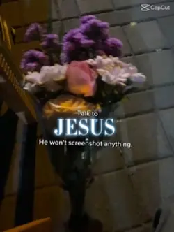 Talk to Jesus🩶.