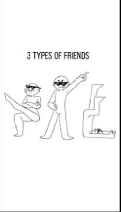 3 types of friends 