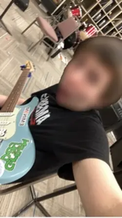 blurry face
