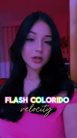 flash colorido