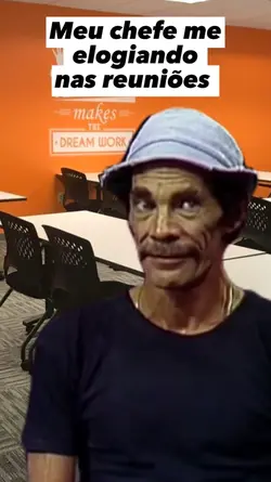 Chefe elogiando meme