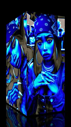 Blue filter photos
