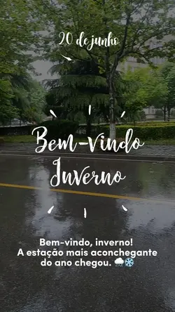 Bem vindo inverno